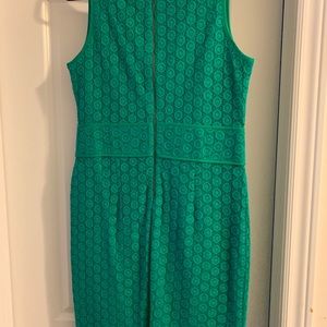MANGO Green work dress - never worn
